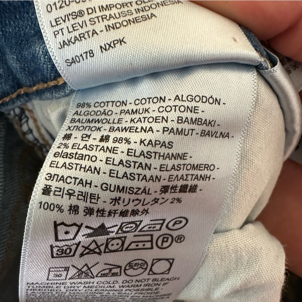 Levi’s Mile High Cropped Wide Leg Jeans - Picture 5 of 5
